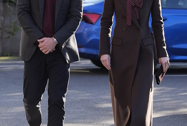 The Princess of Wales, 42, proved her style prowess is as strong as ever as she arrived in Southport this afternoon with Prince William