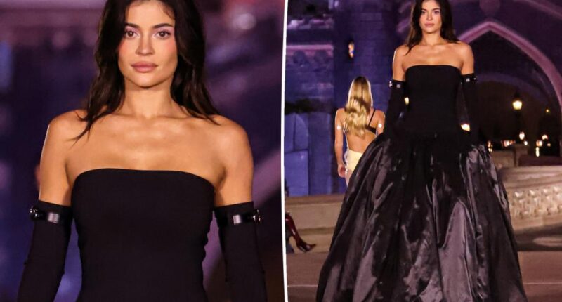 Kylie Jenner walks runway for Coperni show at Disneyland Paris