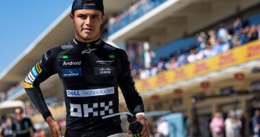 Lando Norris (pictured) has been complaining too much, according to rival Max Verstappen