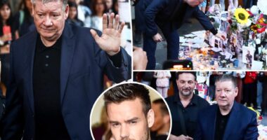 Liam Payne's dad, Geoff, mourns son with fans at Buenos Aires hotel