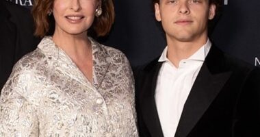 Linda Evangelista made a rare public appearance with her son Augustin James Evangelista Pinault, who supported her at the 2024 Canadian Arts and Fashion Awards held at the Fairmont Royal York in Toronto last Saturday