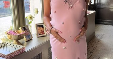 Lindsay Hubbard, 38, of Summer House fame hosted a co-ed baby shower at New York City¿s Paris Café on Saturday