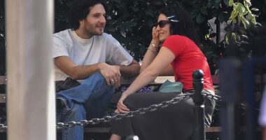 Lorde made a rare public outing with American musician Jim-E Stack in New York on Saturday