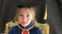 Eight-year-old Raven Contini (pictured) died in a horrific townhouse fire in Brisbane