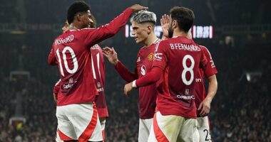Manchester United sealed a statement win at Old Trafford against Leicester on Wednesday