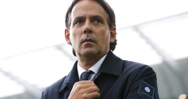 Inter Milan manager Simone Inzaghi is reportedly being considered by Manchester United