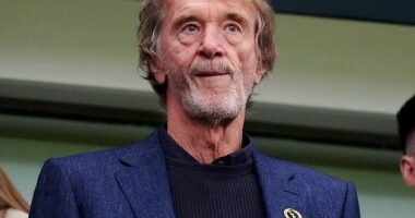 Netflix, Amazon and Disney+ are reportedly all interested in making a documentary series on Man United's planned revival under new co-owner Sir Jim Ratcliffe (pictured on Sunday)