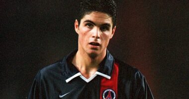 Arsenal manager Mikel Arteta admitted that playing for PSG at the age of 18 was 'terrifying'