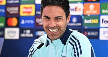 Mikel Arteta secretly hired a football freestyler to pose undercover as a waiter during an Arsenal team meal