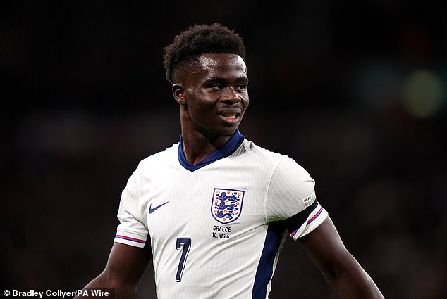 England winger Bukayo Saka is a superb player but he will absent against Finland due to injury