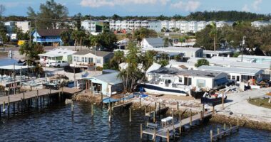 Avenue B - just blocks away from unscathed Hunters Point - was devastated by Hurricane Helene storm surges