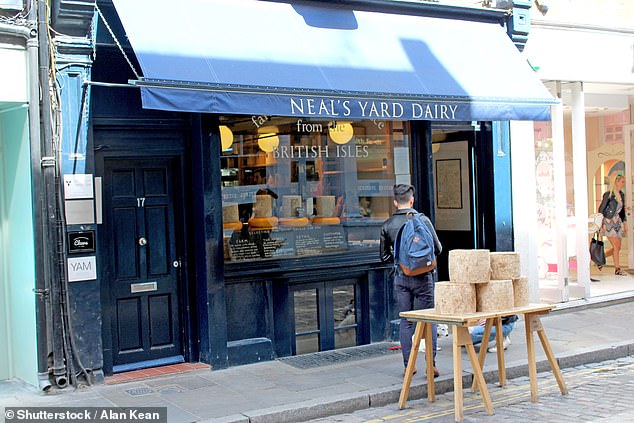 Neal's Yard Dairy in London where worth £300,000 was stolen this month