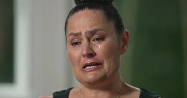 Cat (pictured) is the mother of missing children, Jayda, 11, Maverick, 9, and Ember, 8, who are believed to be living off the land with their fugitive father Tom Phillips