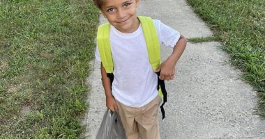 The shooting happened Thursday in Winston Hills, Ohio - a small suburb of Cincinnati, and saw Artagist Stanford III's life snuffed out by a stray bullet. The boy, better known as Arty, is seen here