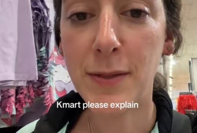 Elli Tamar, pictured, was left fuming after seeing Kmart's range of shorts for toddlers