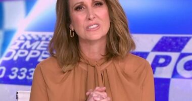 Nat Barr has clasped her hands in sorrow after hearing a sad tale about a Melbourne couple who had over $15,000 worth of belongings, including cherished photo albums, stolen in a brazen daylight robbery
