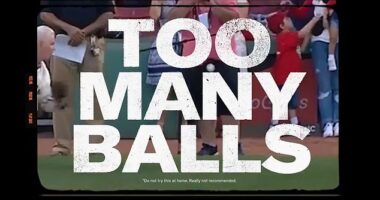 The team launched its 'Too Many Balls' ad campaign Tuesday only to scrap it within a day