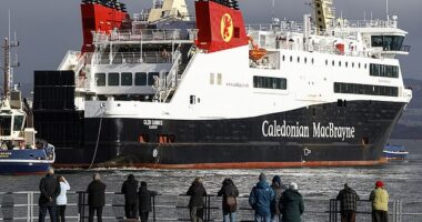 The Glen Sannox had to have pumps replaced