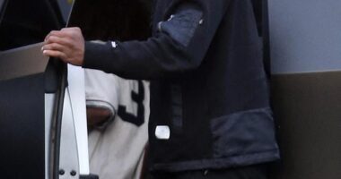 Nick Cannon was spotted arriving at his son's basketball game in Los Angeles on Friday