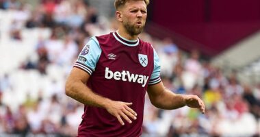 Niclas Fullkrug will be unavailable for West Ham's trip to bitter rivals Tottenham on Saturday