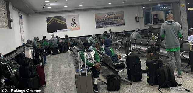 Nigeria's clash with Libya has been called off after their squad were left stranded in an airport