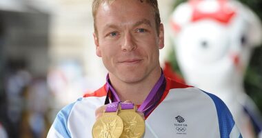 Sir Chris Hoy, pictured in 2012 after winning two gold medals at the Olympic Games in London, has revealed that his cancer is terminal