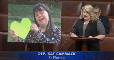 Kat Cammack speaking on Organ Transplant Discrimination Prevention Act