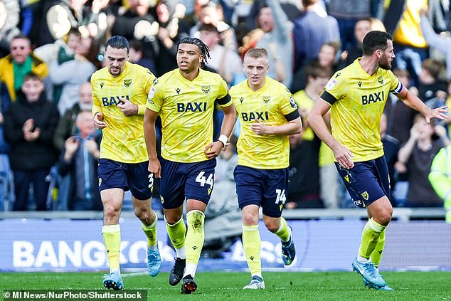 Dane Scarlett’s (second left) injury-time header ensured West Brom’s poor run continued