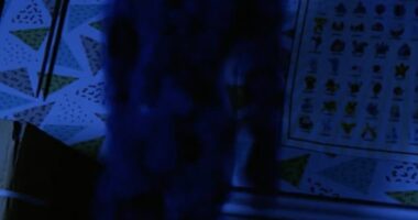 Reddit user RMangatVFX, who is believed to be from the US, shared a terrifying video of a 'shadow man' who used to stand at the end of his childhood bed