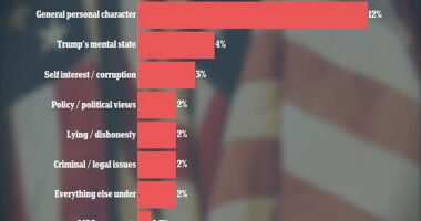Poll reveals only 0.7 percent of voters citing events at Madison Square Garden for why they have a more negative view of Trump