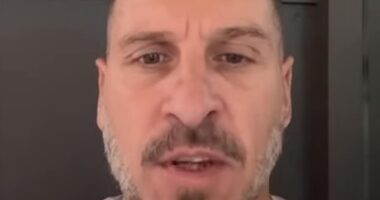 Darren Huckerby (pictured) looked completely unrecognisable on the Soccer A-Z podcast