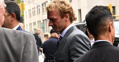 A Marine veteran accused of killing a homeless man when placing him in a six-minute chokehold has arrived in court