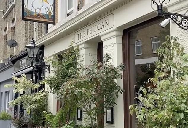 Posh pubs are on the rise in the UK, with taverns ditching basic food for a high-end dining experience (pictured: The Pelican in Notting Hill, London)