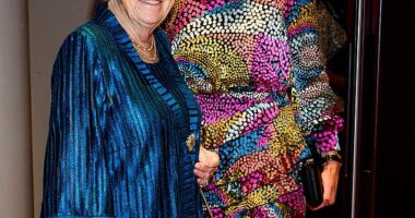 Queen Máxima of the Netherlands (right) was joined in Utrecht by her mother-in-law and former monarch Princess Beatrix (left). The royal pair were in the central city to celebrate one of the country's most esteemed conductors, Ton Koopman