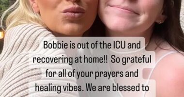 Whitney Rose shared the good news her daughter Bobbie, 14, had been released from the hospital and was 'recovering at home' after experience severe asthma exacerbation earlier this week