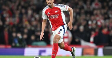 William Saliba will be a huge miss for Arsenal as they host Liverpool at the Emirates on Sunday