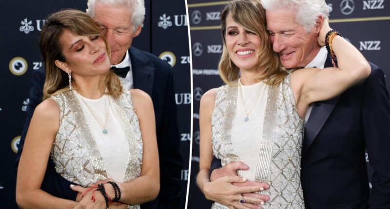 Richard Gere, 75, can't keep his hands off much-younger wife Alejandra Silva