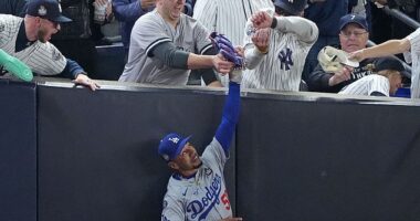 The Yankees fan who tried to rip a ball off Mookie Betts' glove spoke out after the incident
