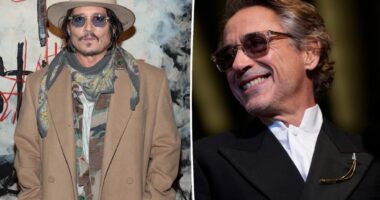 Robert Downey Jr. supports pal Johnny Depp's art exhibit after making Broadway debut in 'McNeal'