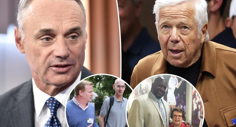 Robert Kraft met with commissioners of all major leagues