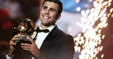 Rodri became the first ever defensive midfielder to win the Ballon d'Or on Monday evening