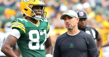 Romeo Doubs, Matt LaFleur Turn Heads at Packers Practice