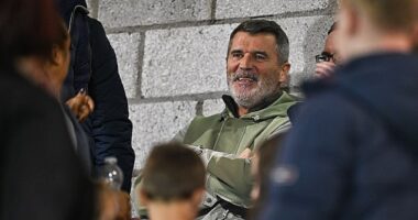 Man United legend Roy Keane was in attendance to watch Cork City win the First Division