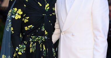 Pictured: Princess Beatrice and Edoardo Mapelli Mozzi attend Vogue World Show in London in September 2023