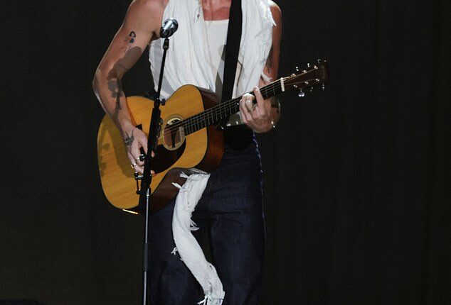 Shawn Mendes appeared to respond to the gay rumors about him in a preview performance of his upcoming song The Mountain; pictured in Rio De Janeiro last month