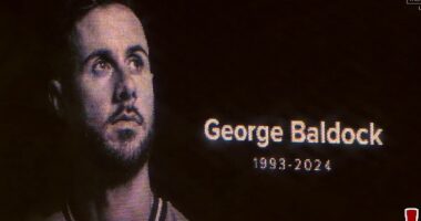 Sheffield United and Leeds pay emotional tribute to George Baldock in the Blades' first game since the former defender passed away