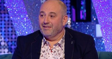 Wynne Evans and Katya Jones are in serious danger of being booted off Strictly Come Dancing on Sunday's results show according to the bookies - a week after their awkward 'hand incident'