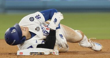 Shohei Ohtani exited Game 2 of the World Series with a nightmare injury