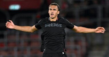 Stoke City's Ashley Phillips played a central role in their EFL Cup fourth round tie with Saints