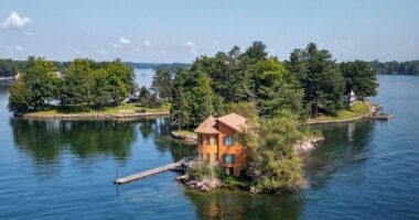 A private island that is only accessible by a boat or plane and boasts breathtaking views of the ocean has hit the market for $1.5 million